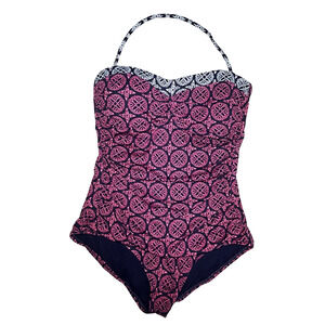 Tommy Bahama Swimsuit Womens 14 One Piece Bandeau Strapless Bathing Suit